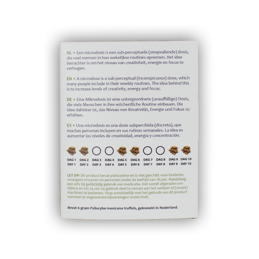 Microdosing pack – Magic truffels (6 x 1 gram Truffels)