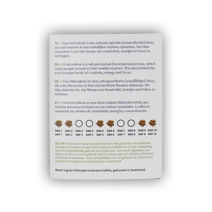 Microdosing pack – Magic truffels (6 x 1 gram Truffels)